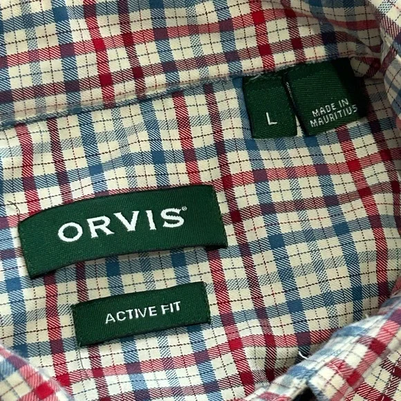 Orvis Men’s Large Active Fit Nonstop Twill Long Sleeve Shirt - Picture 4 of 9